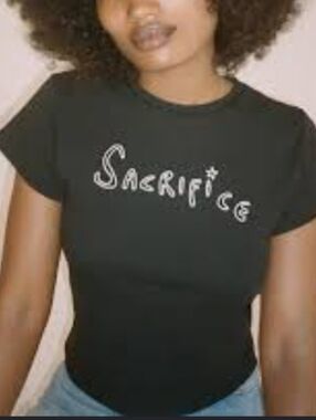 Elton John For Realisation Sacrifice Baby Doll Tee Dreamgirls
